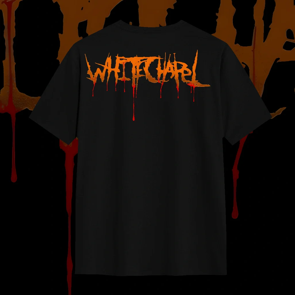 Camiseta Whitechapel - Jack the Ripper — costas ou detalhe