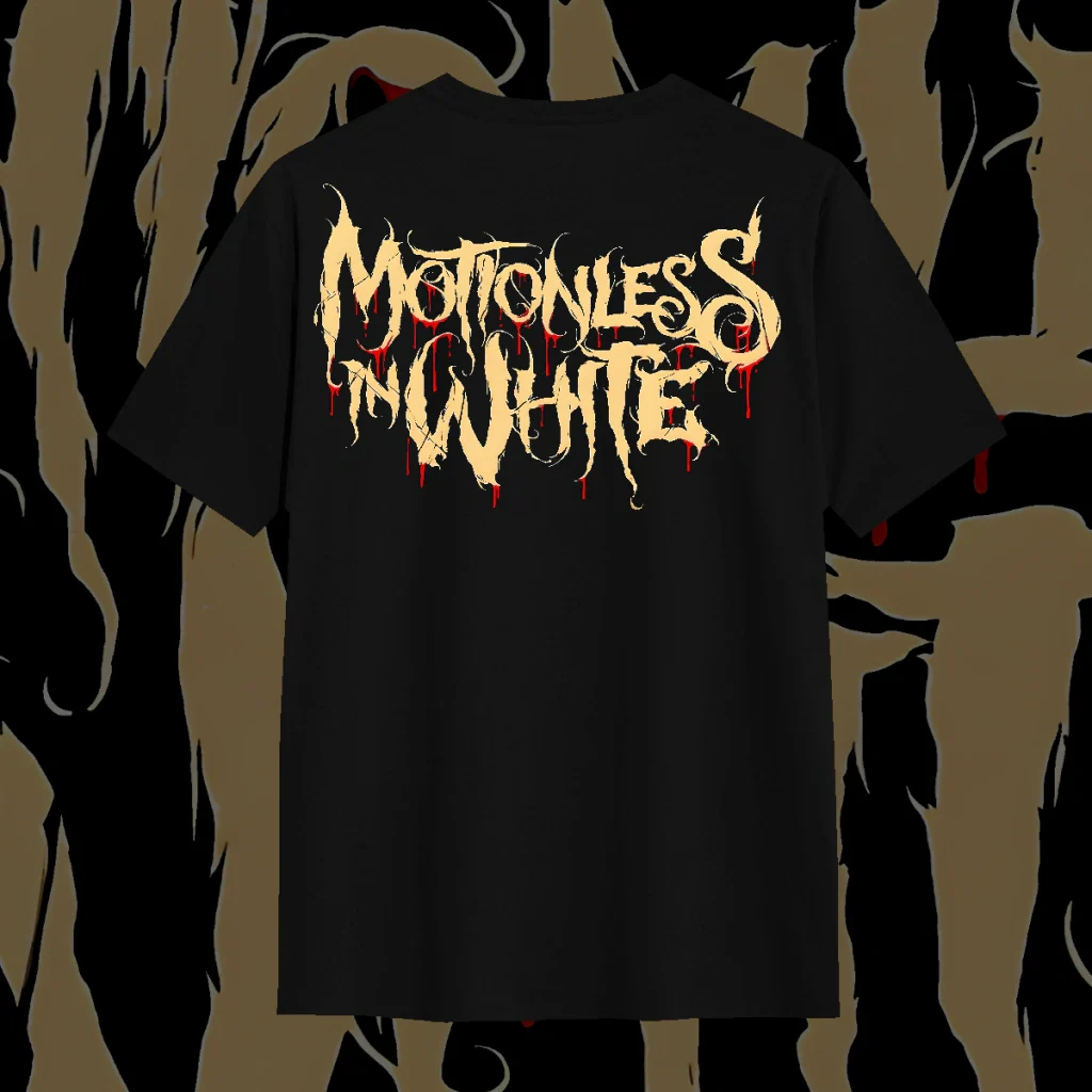 Camiseta Motionless In White - Nosferatu — costas ou detalhe