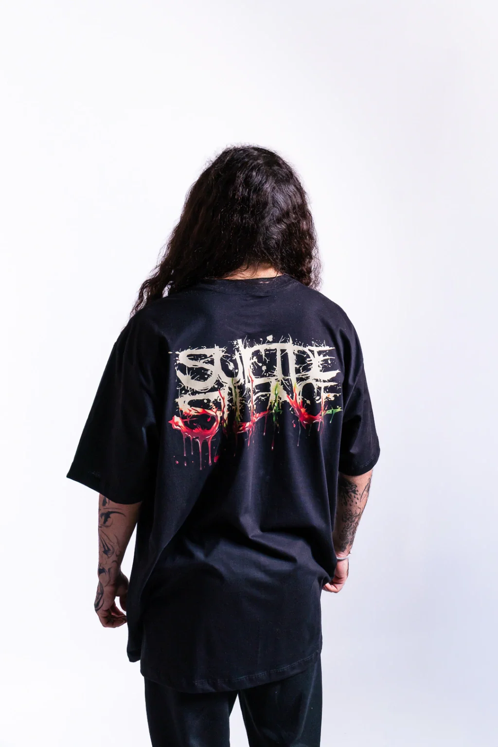 Camiseta Suicide Silence - The Cleansing — costas ou detalhe